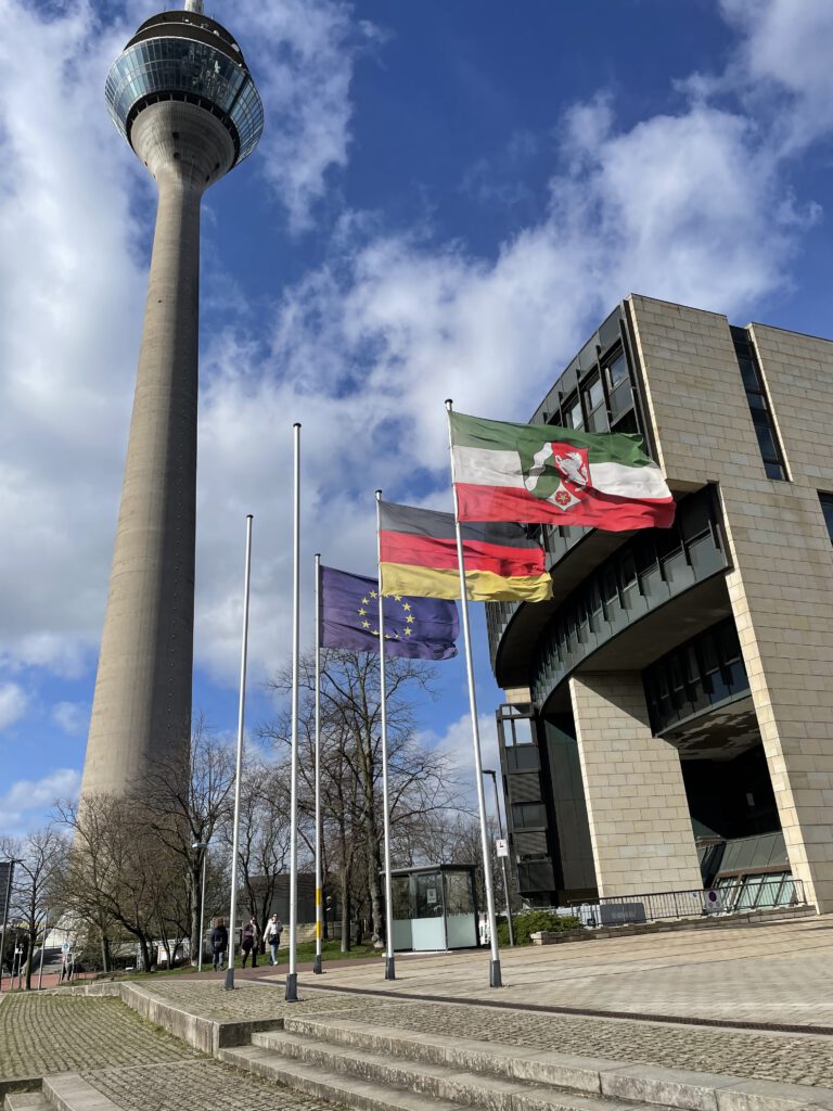 Besuch im Landtag mit Schülern der Sekundarschule